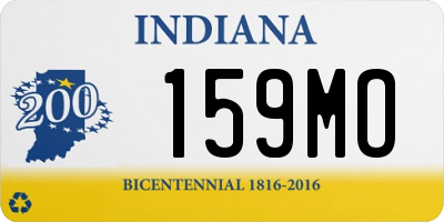 IN license plate 159MO