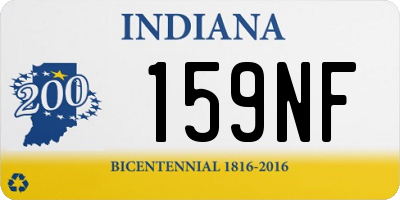 IN license plate 159NF