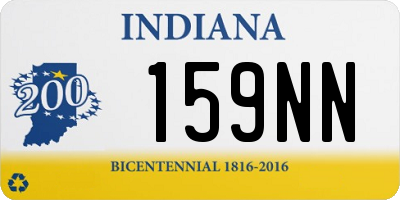 IN license plate 159NN