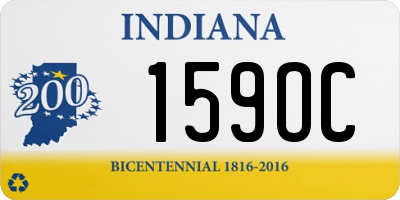 IN license plate 159OC