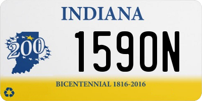 IN license plate 159ON