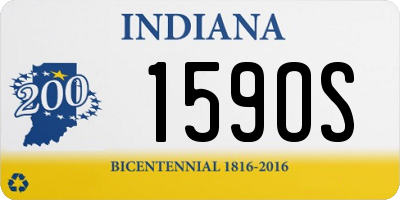 IN license plate 159OS