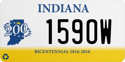 IN license plate 159OW