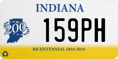 IN license plate 159PH