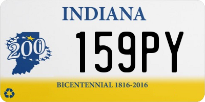 IN license plate 159PY