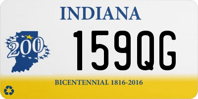 IN license plate 159QG