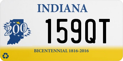 IN license plate 159QT