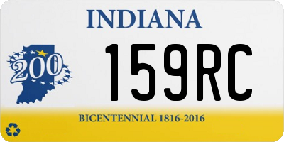 IN license plate 159RC