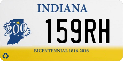 IN license plate 159RH
