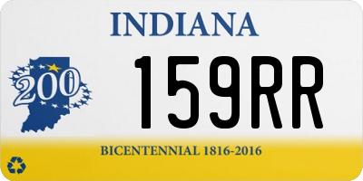 IN license plate 159RR