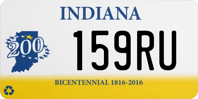 IN license plate 159RU