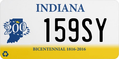 IN license plate 159SY