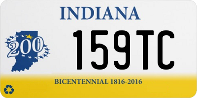 IN license plate 159TC