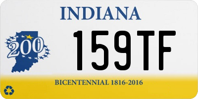 IN license plate 159TF