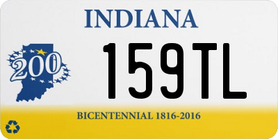 IN license plate 159TL