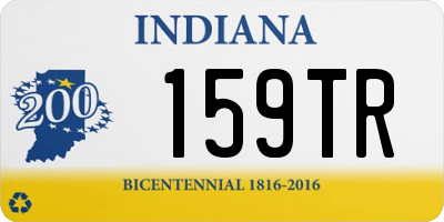 IN license plate 159TR