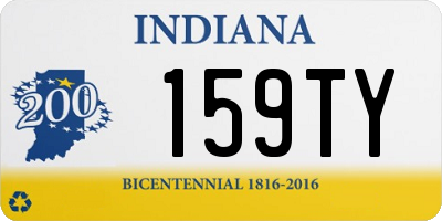 IN license plate 159TY