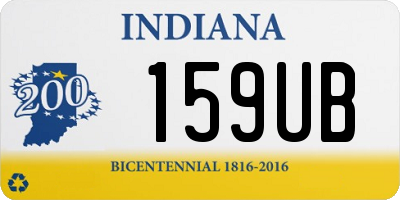 IN license plate 159UB