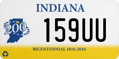 IN license plate 159UU