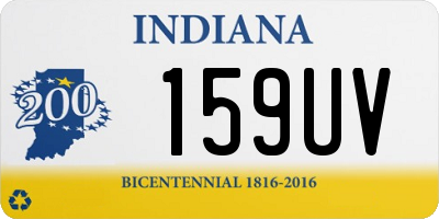 IN license plate 159UV