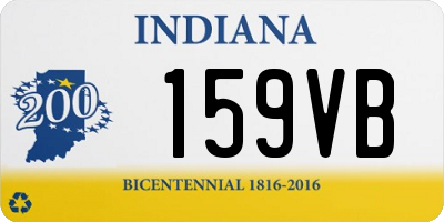 IN license plate 159VB