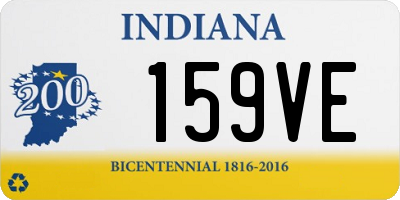 IN license plate 159VE