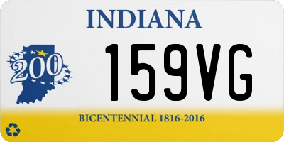 IN license plate 159VG