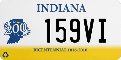IN license plate 159VI