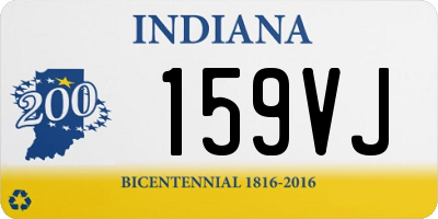 IN license plate 159VJ