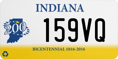 IN license plate 159VQ