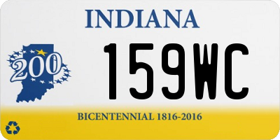 IN license plate 159WC