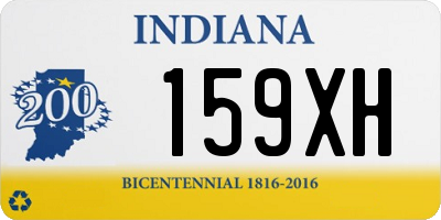 IN license plate 159XH