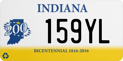 IN license plate 159YL
