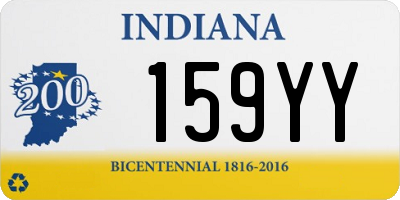 IN license plate 159YY