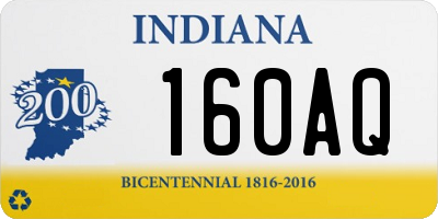 IN license plate 160AQ