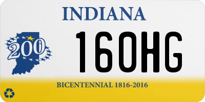 IN license plate 160HG