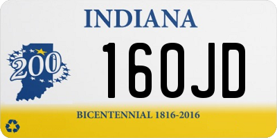 IN license plate 160JD