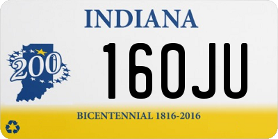 IN license plate 160JU