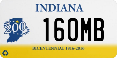 IN license plate 160MB