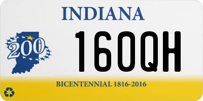 IN license plate 160QH