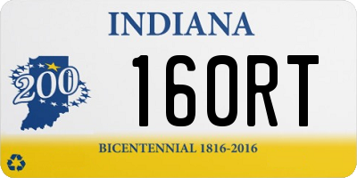 IN license plate 160RT