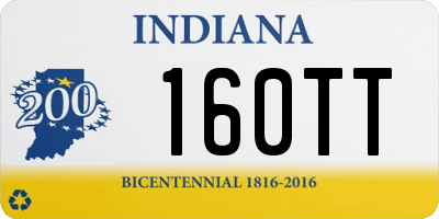 IN license plate 160TT