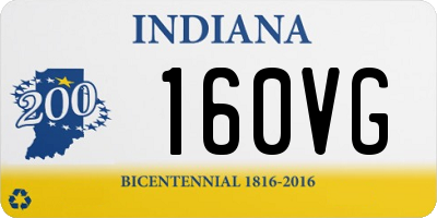 IN license plate 160VG