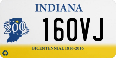 IN license plate 160VJ