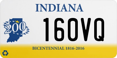 IN license plate 160VQ