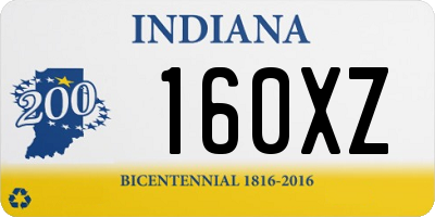 IN license plate 160XZ