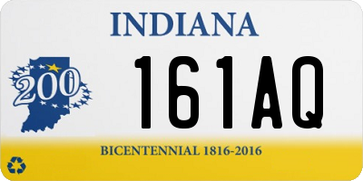 IN license plate 161AQ