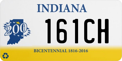 IN license plate 161CH
