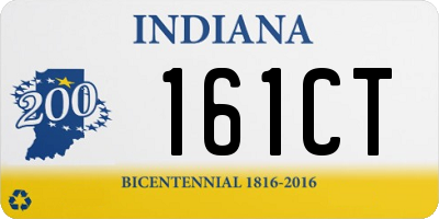 IN license plate 161CT