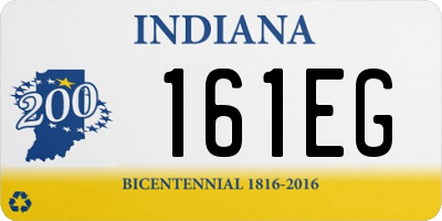 IN license plate 161EG